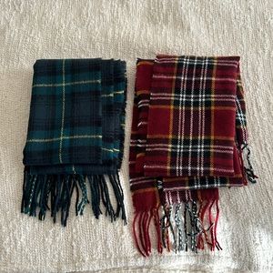 Bundle of 2 plaid scarves from URBAN OUTFITTERS